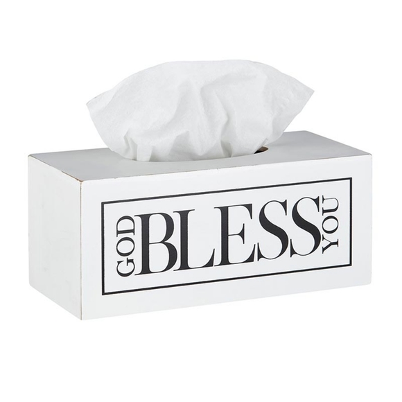 ❤️NWT❤️ God Bless You Tissue Box - Picture 4 of 4